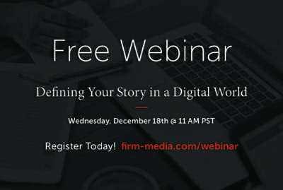 Free Webinar: Defining Your Story in a Digital World